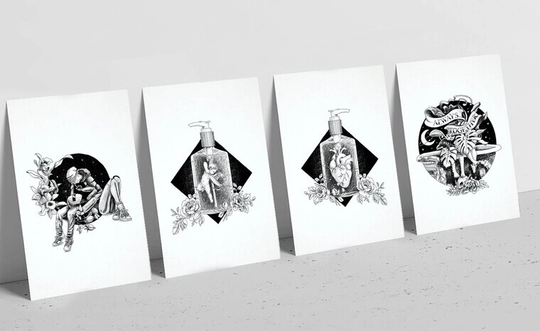 Cărți poștale din „Noua distanțare sexuală”